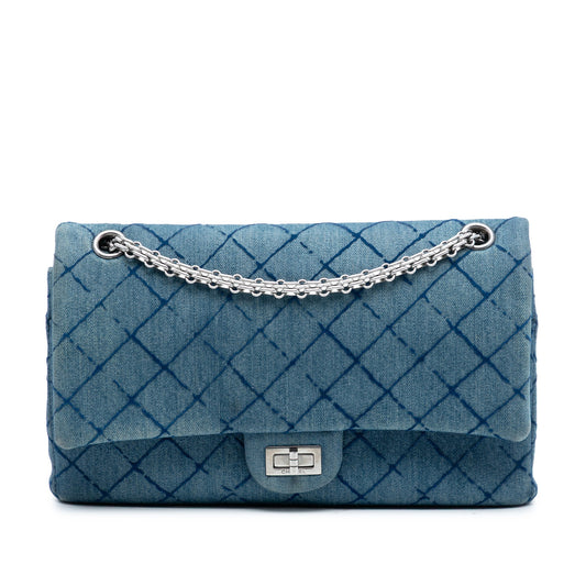 Chanel Quilted Denim Reissue 2.55 Double Flap 226