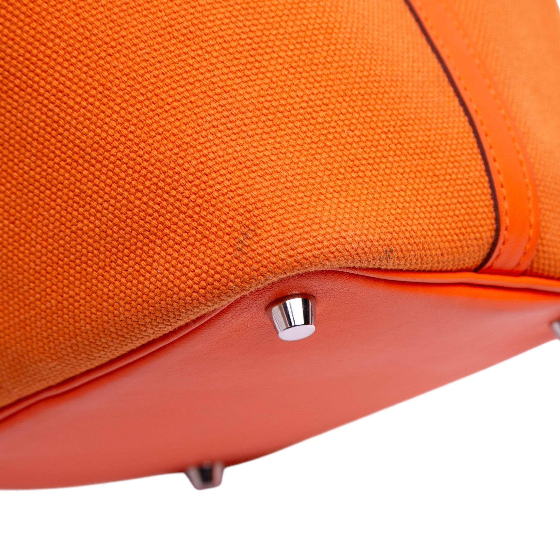 Hermès Toile Goeland and Swift Cargo Picotin Lock 18