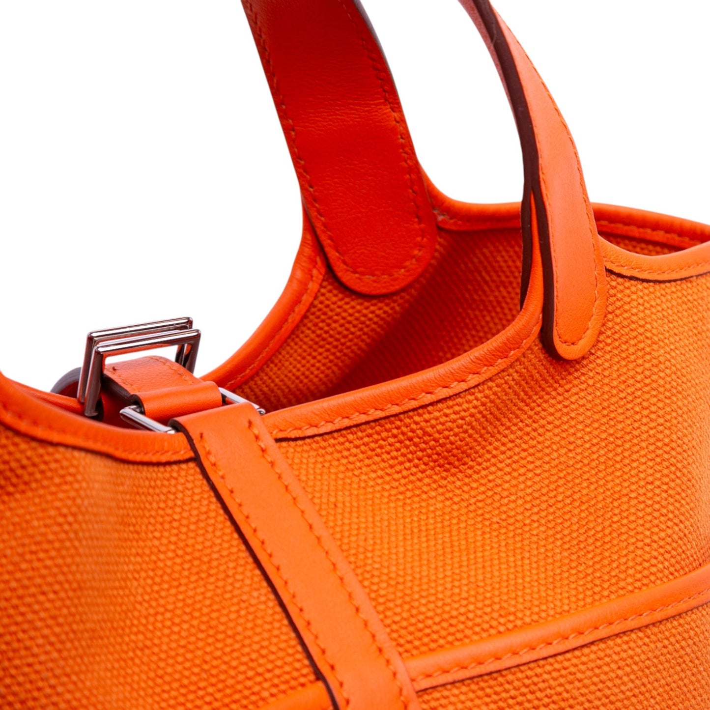Hermès Toile Goeland and Swift Cargo Picotin Lock 18