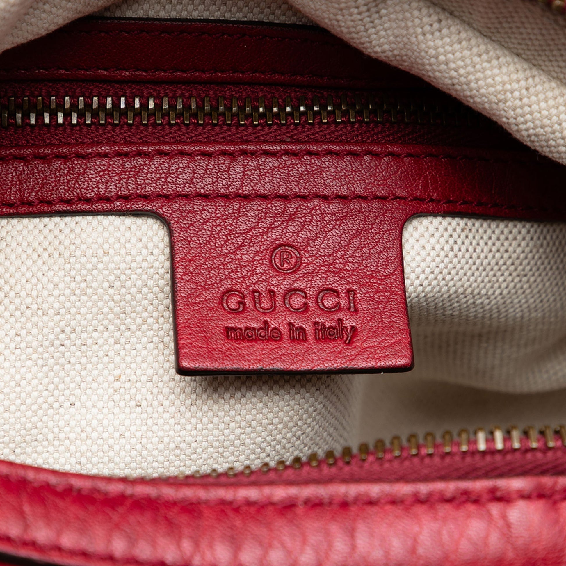 Gucci Small Grained Calfskin Miss GG Satchel