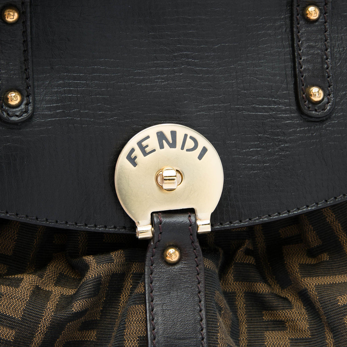Fendi Medium Zucca Canvas Magic Handbag