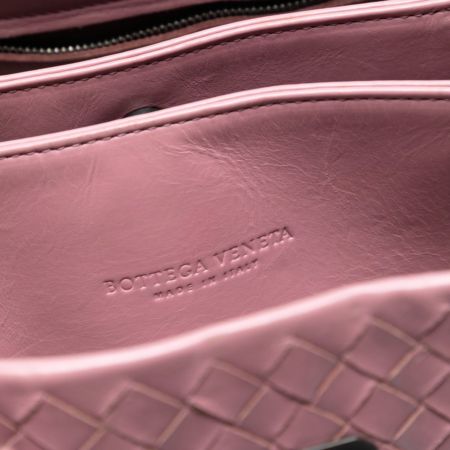 Bottega Veneta Small Nappa Intrecciato Roma Satchel