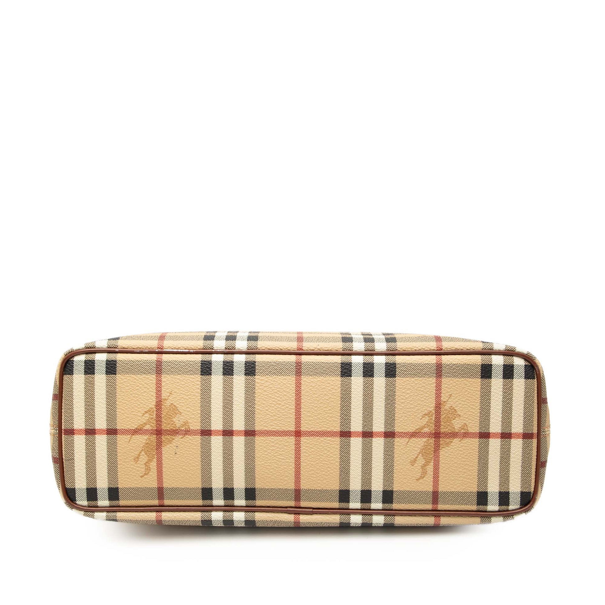 Burberry Haymarket Check Coated Canvas Tote