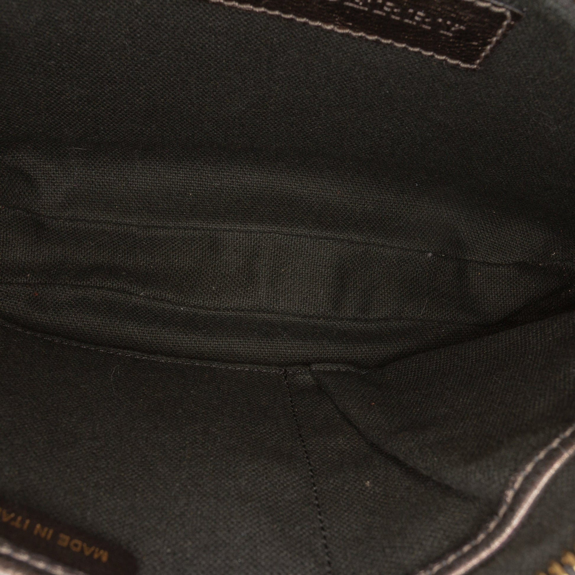 Burberry Supernova Check Canvas and Metallic Leather Crossbody
