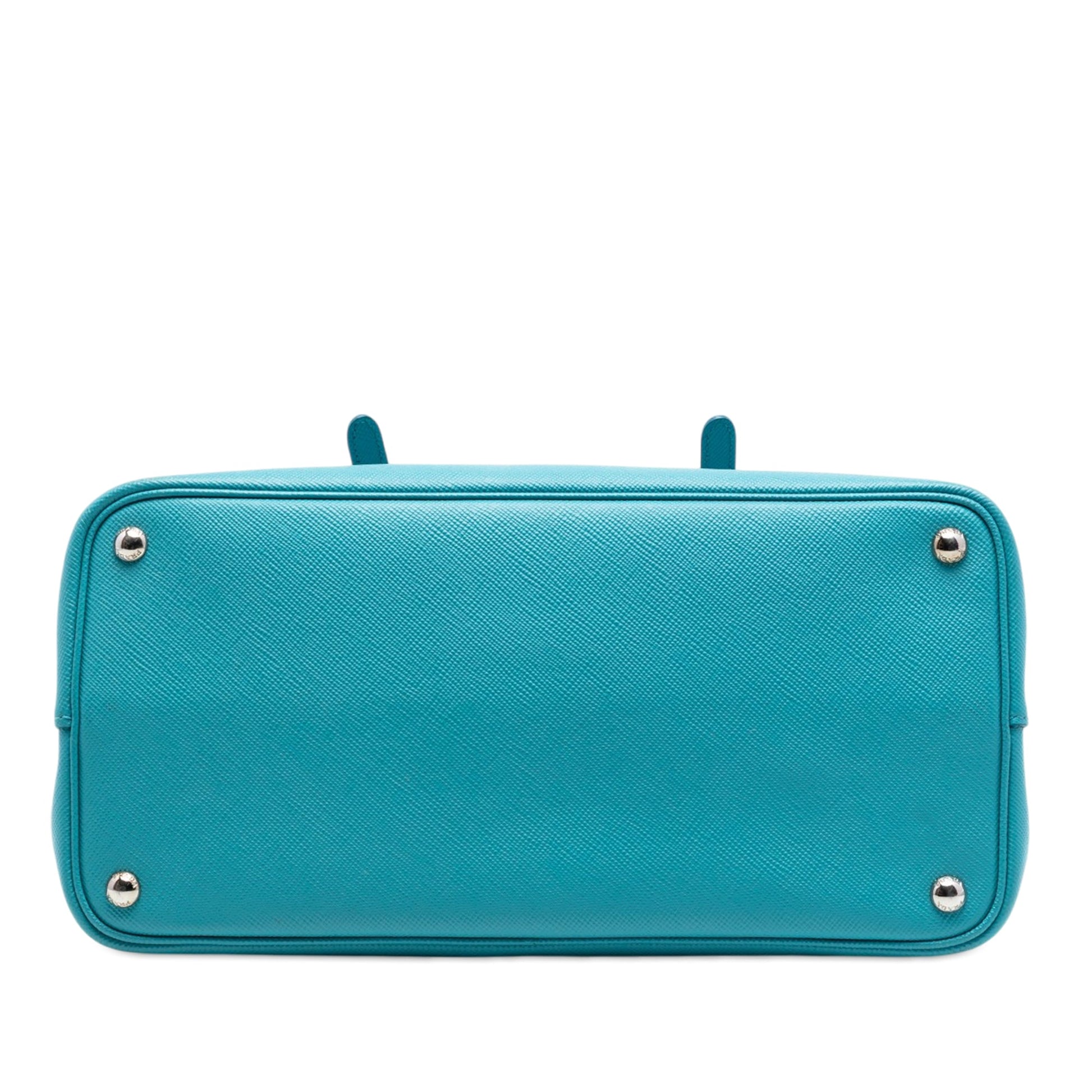 Prada Medium Saffiano Cuir Double Handle Satchel