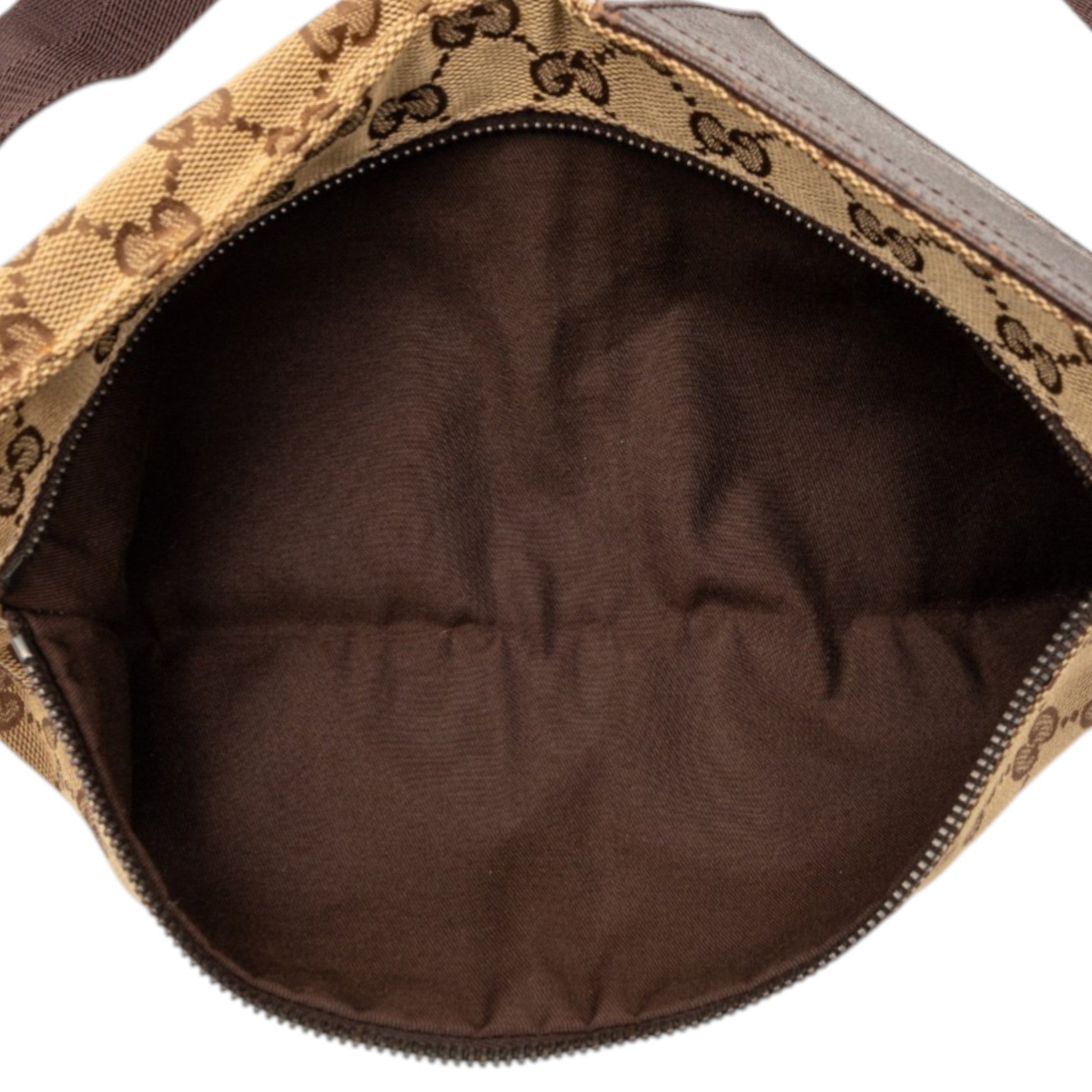 Gucci GG Canvas Double Pocket Belt Bag