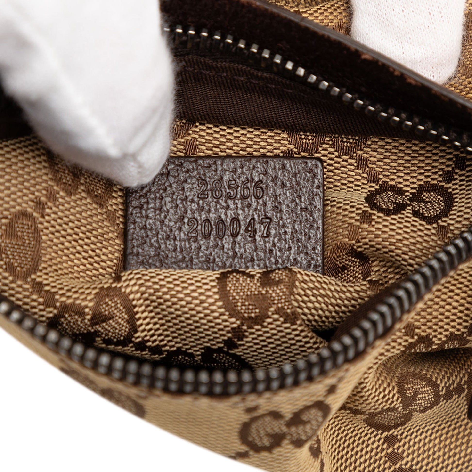 Gucci GG Canvas Double Pocket Belt Bag