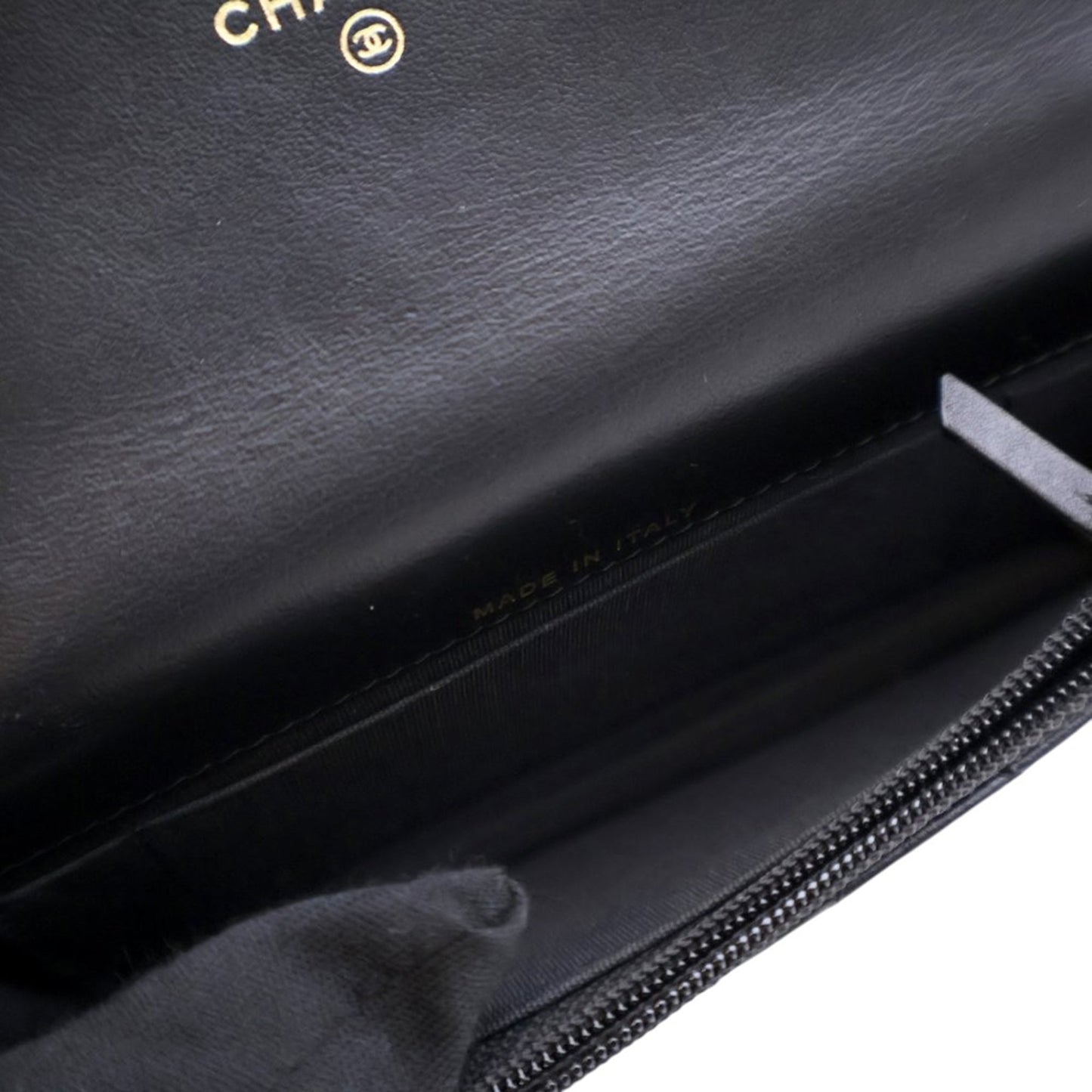 Chanel Quilted Lambskin Maxi Pearls Clutch With Chain