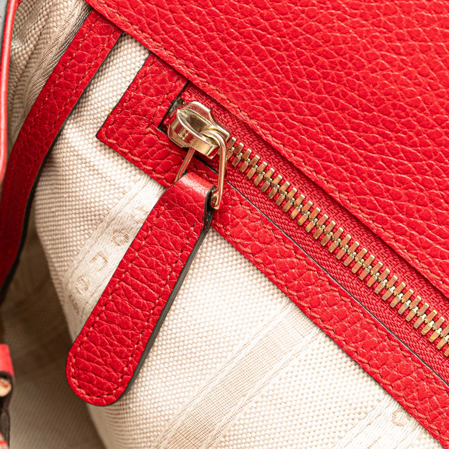 Gucci Calfskin Swing Top Handle Satchel