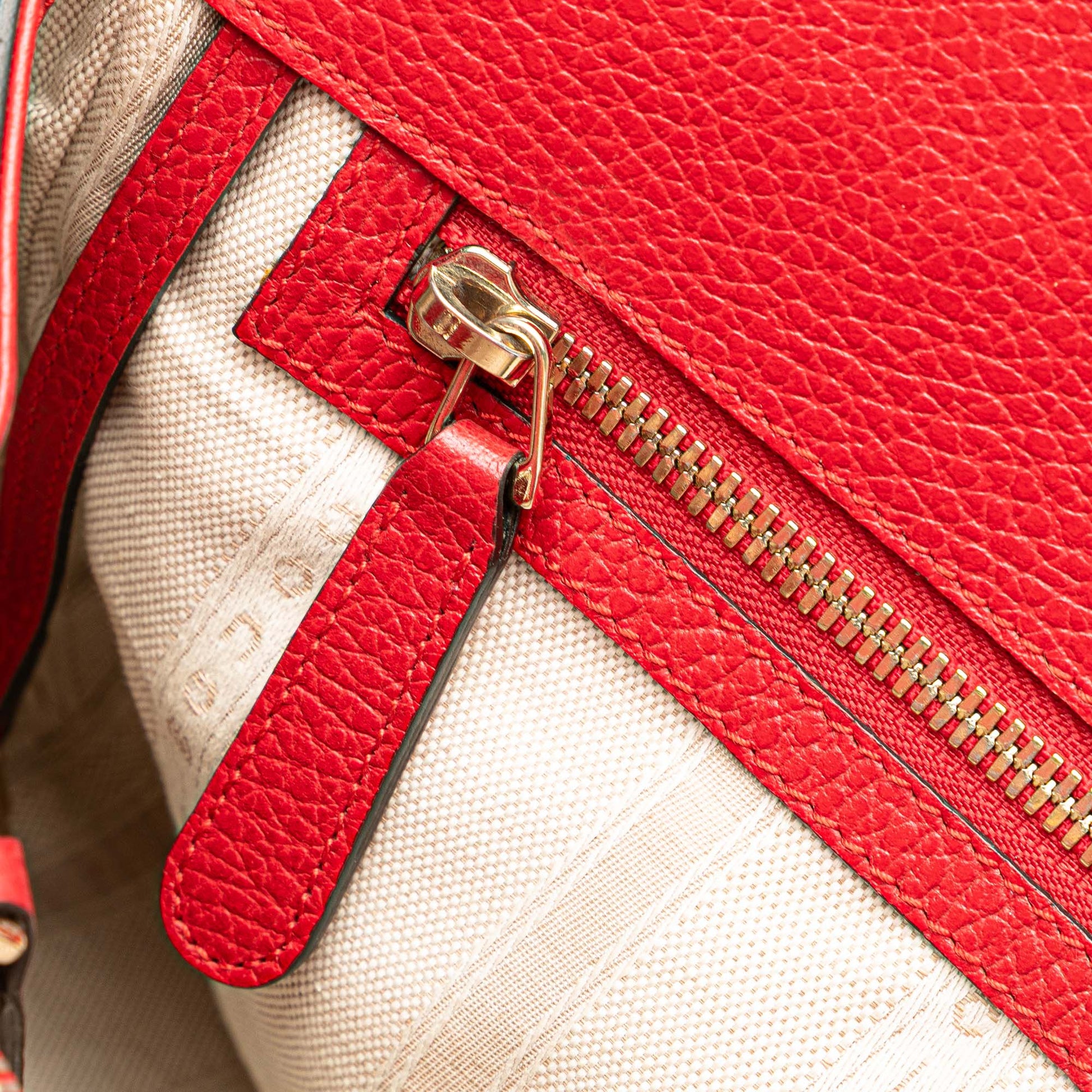 Gucci Calfskin Swing Top Handle Satchel