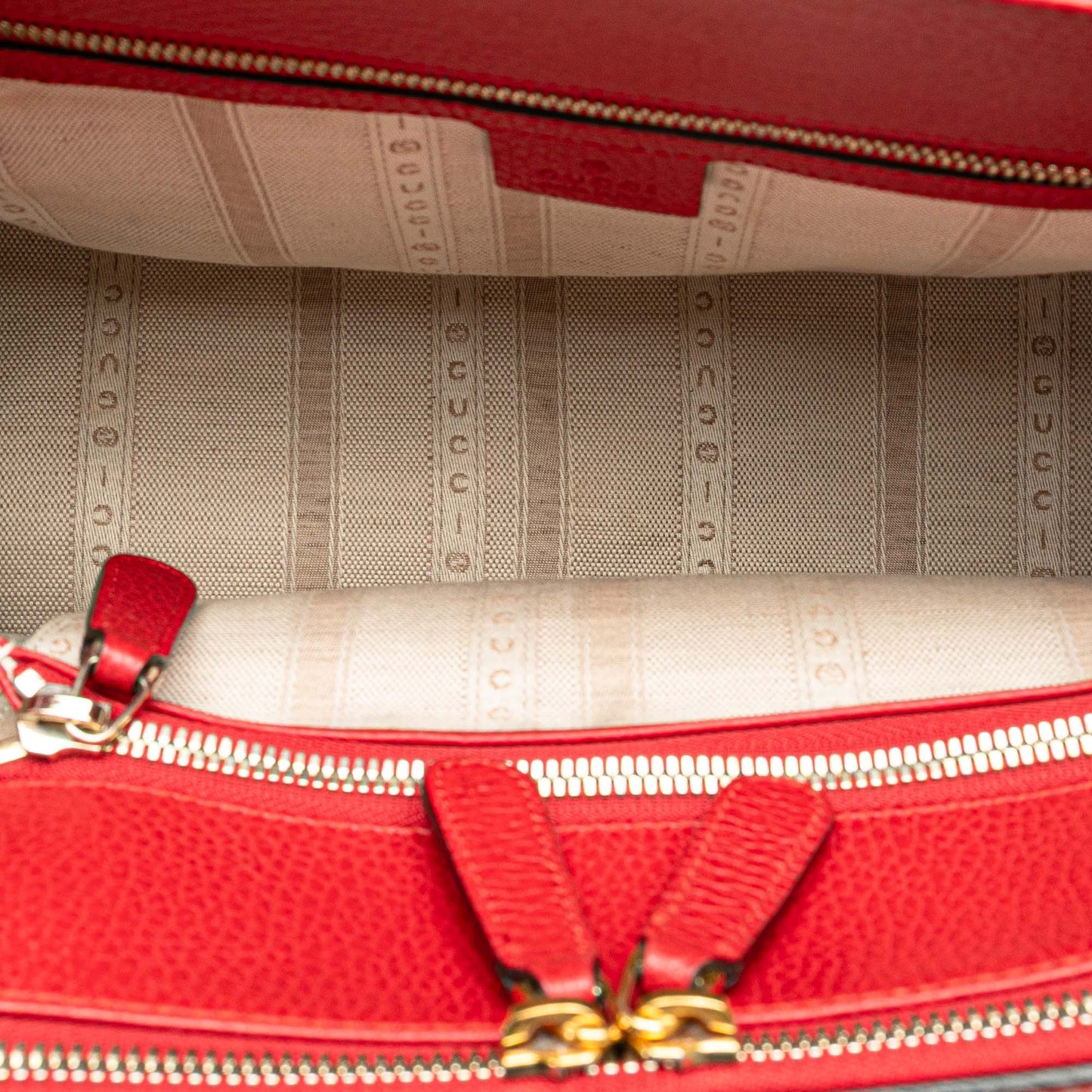 Gucci Calfskin Swing Top Handle Satchel
