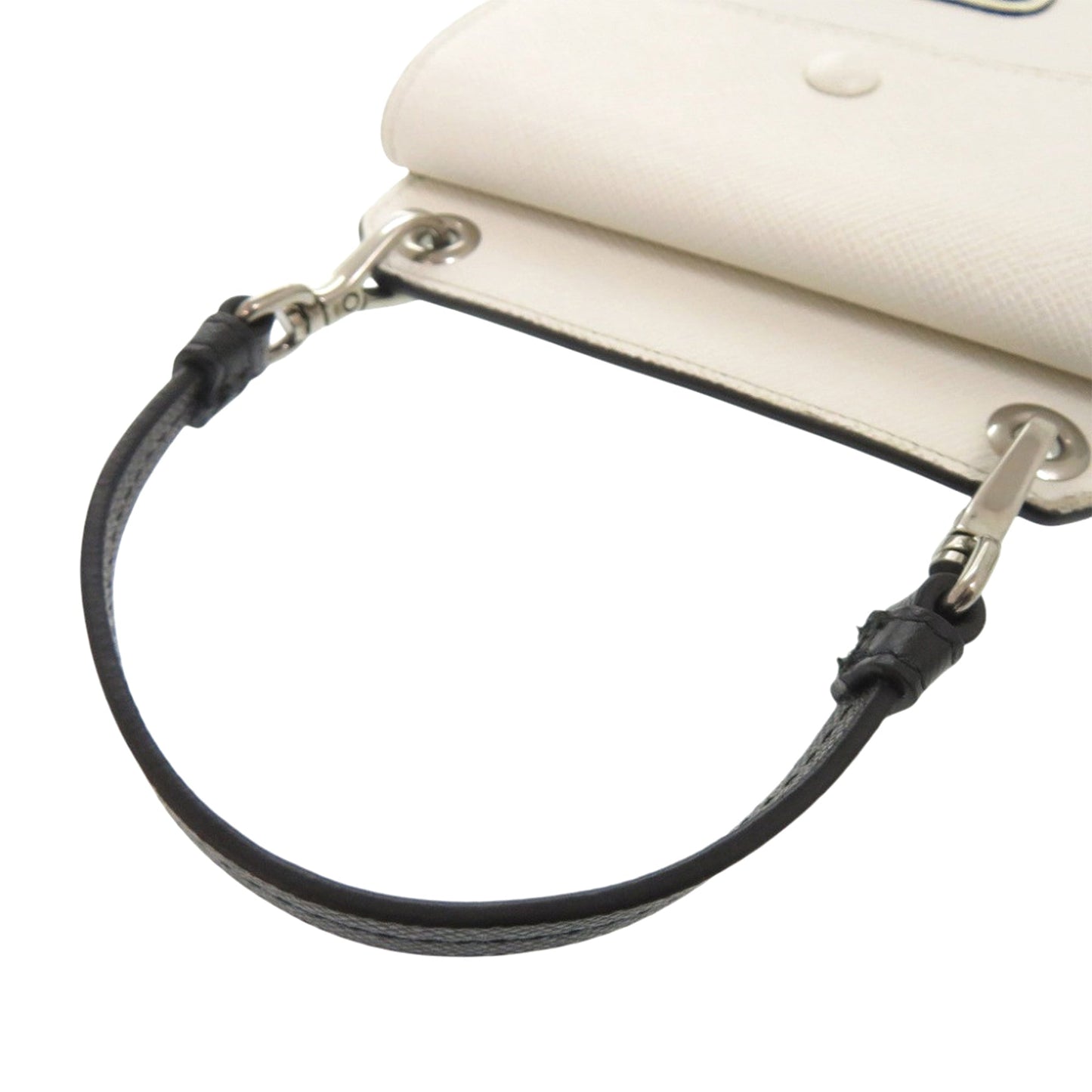 Prada Saffiano Patch Phone Holder
