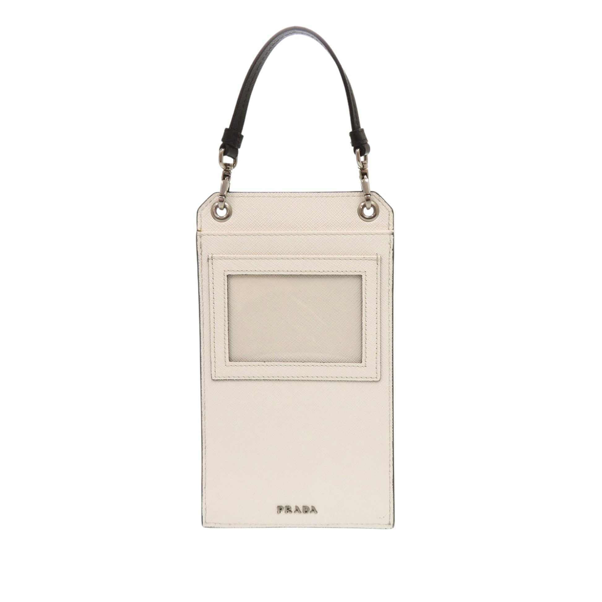 Prada Saffiano Patch Phone Holder