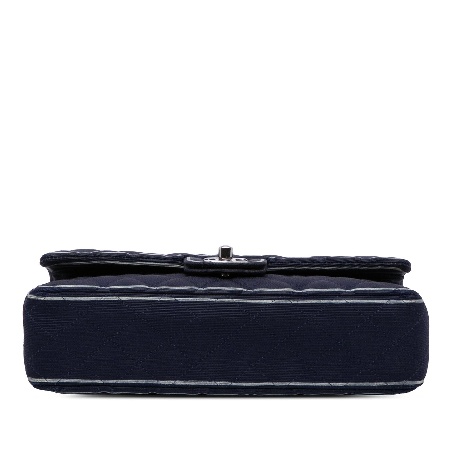 Chanel Medium Classic Printed Grosgrain Double Flap