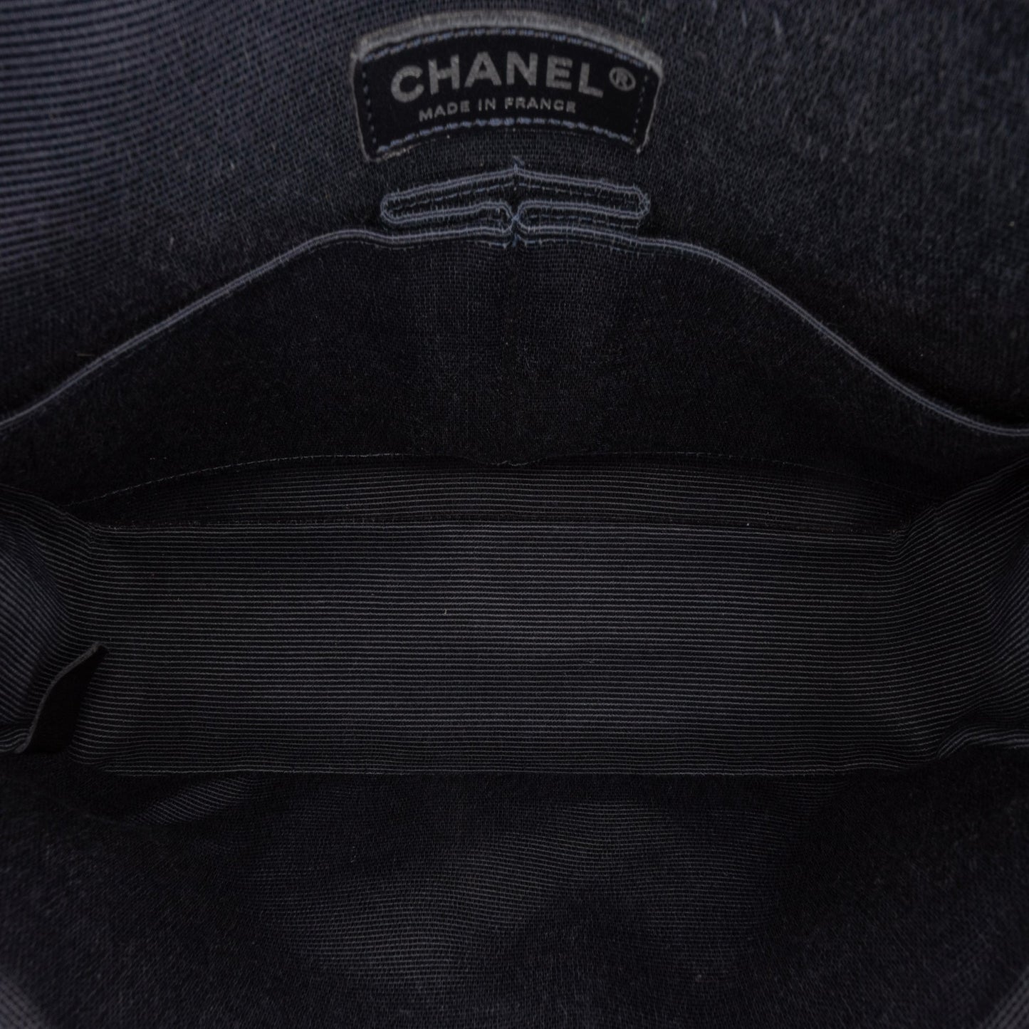 Chanel Medium Classic Printed Grosgrain Double Flap