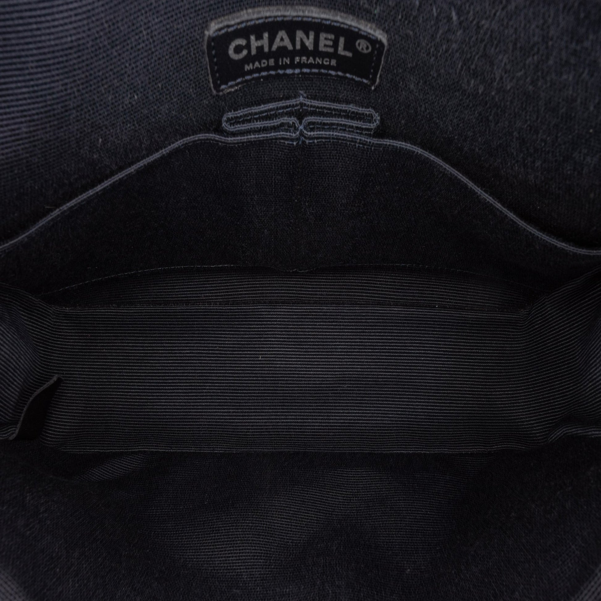 Chanel Medium Classic Printed Grosgrain Double Flap