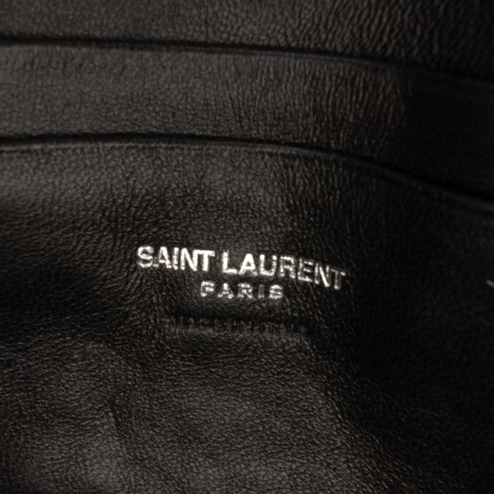 Saint Laurent Mini Grain de Poudre Monogram Lou Camera Bag
