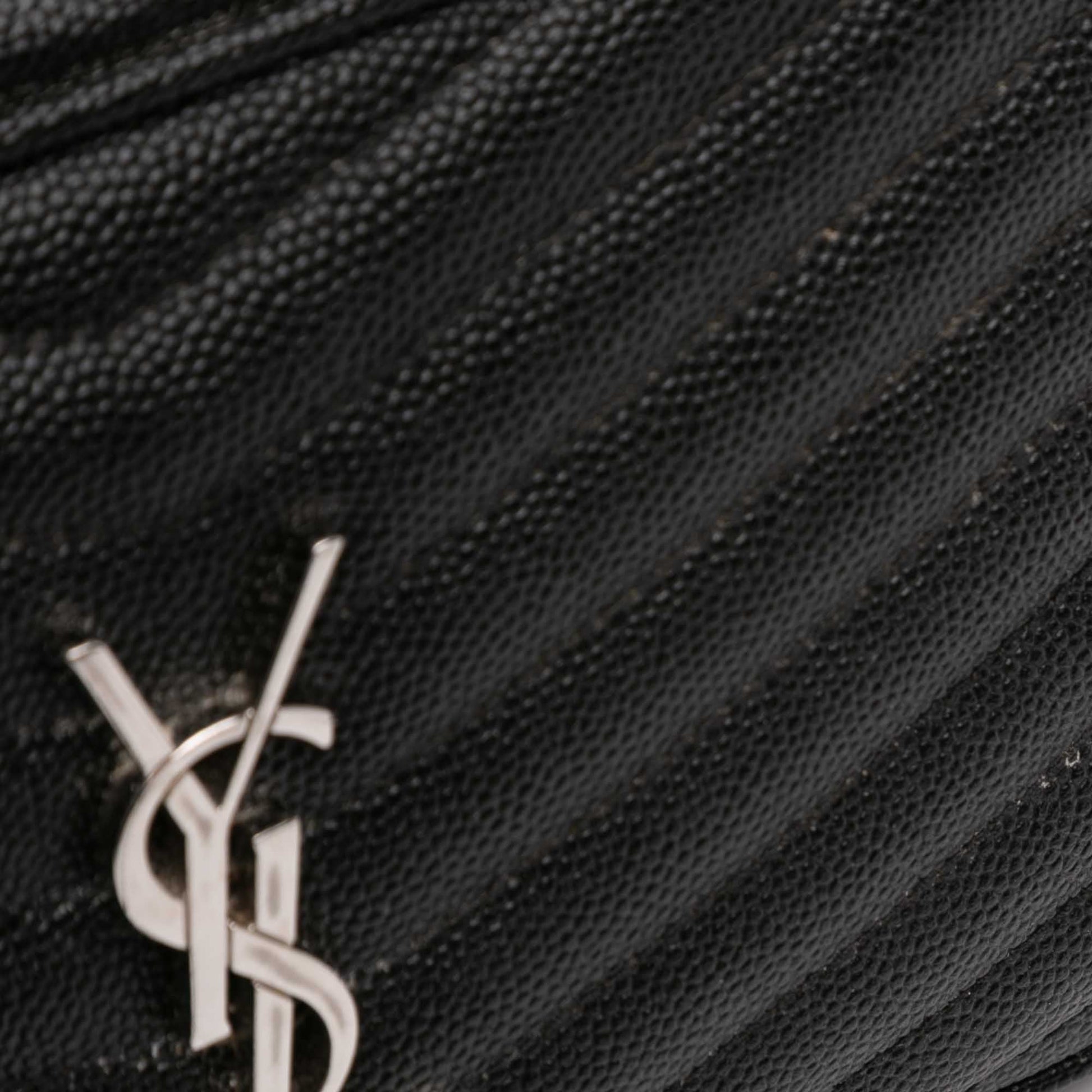 Saint Laurent Mini Grain de Poudre Monogram Lou Camera Bag
