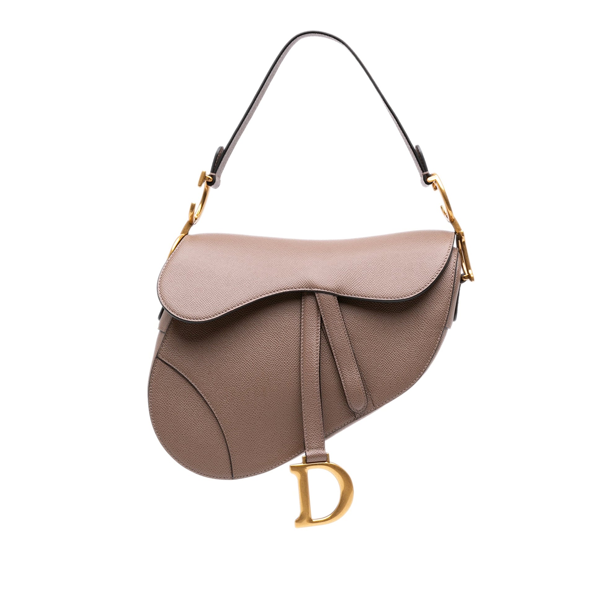 Dior Grained Calfskin Saddle Bag