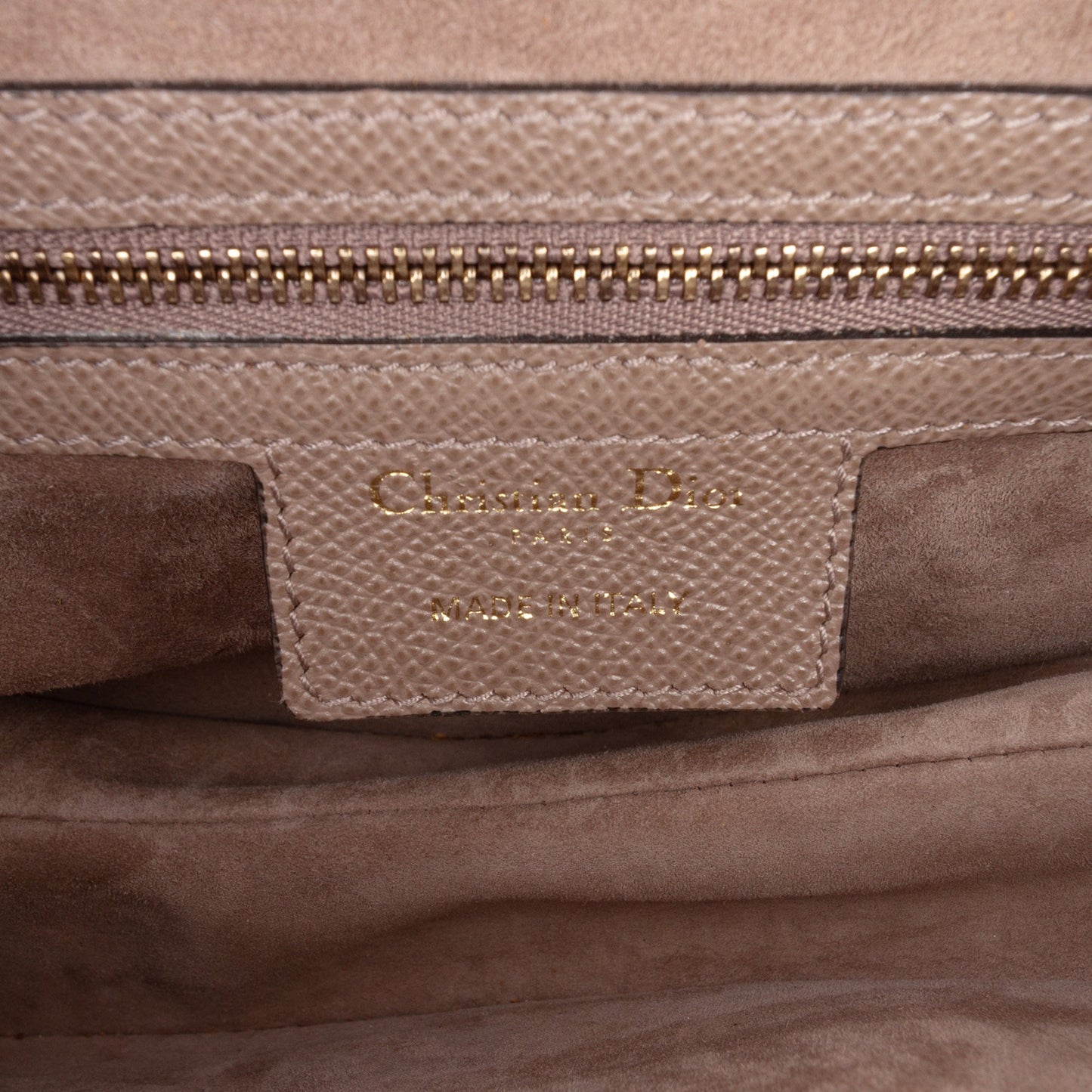 Dior Grained Calfskin Saddle Bag