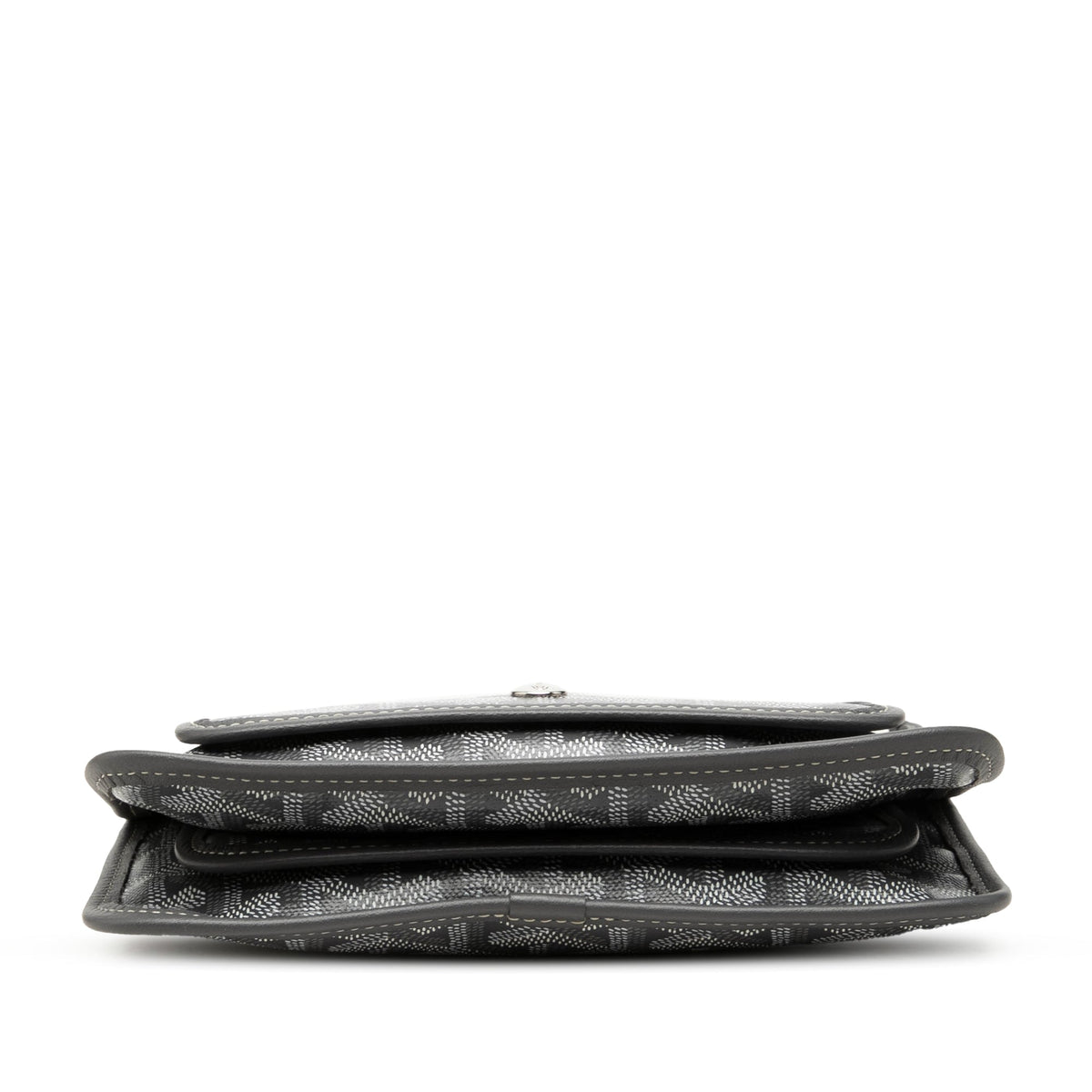 Goyard Goyardine Plumet Pocket Wallet — Gray