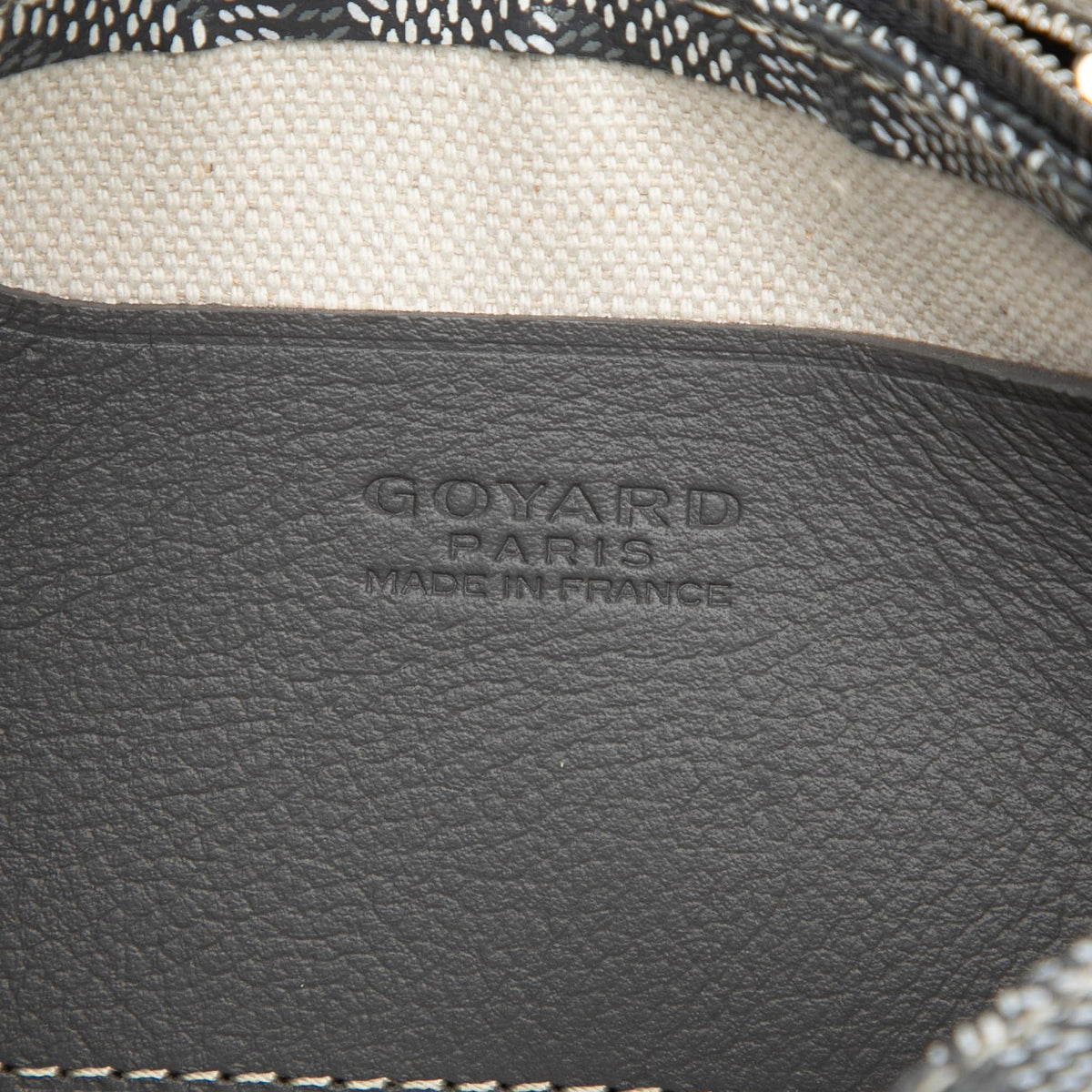 Goyard Goyardine Plumet Pocket Wallet — Gray