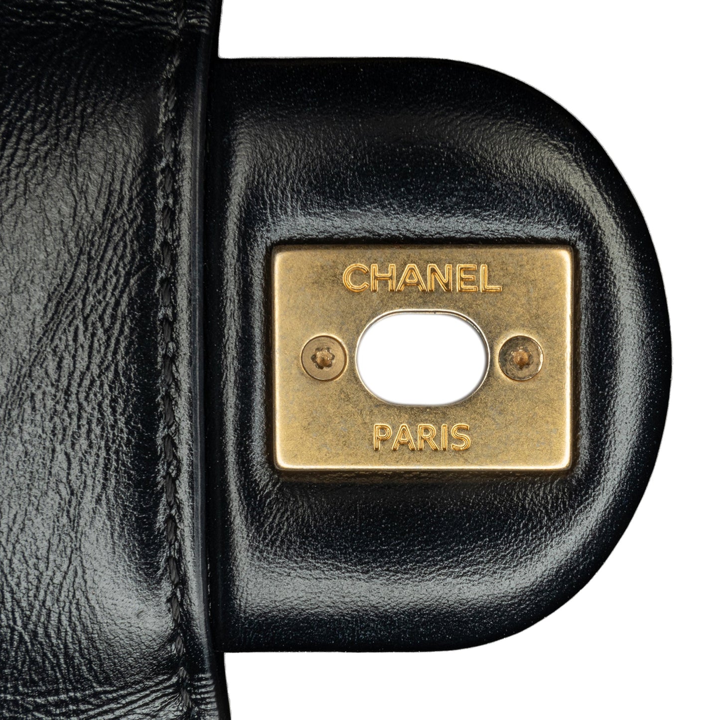 Chanel CC Quilted Calfskin Round Moon Messenger Flap