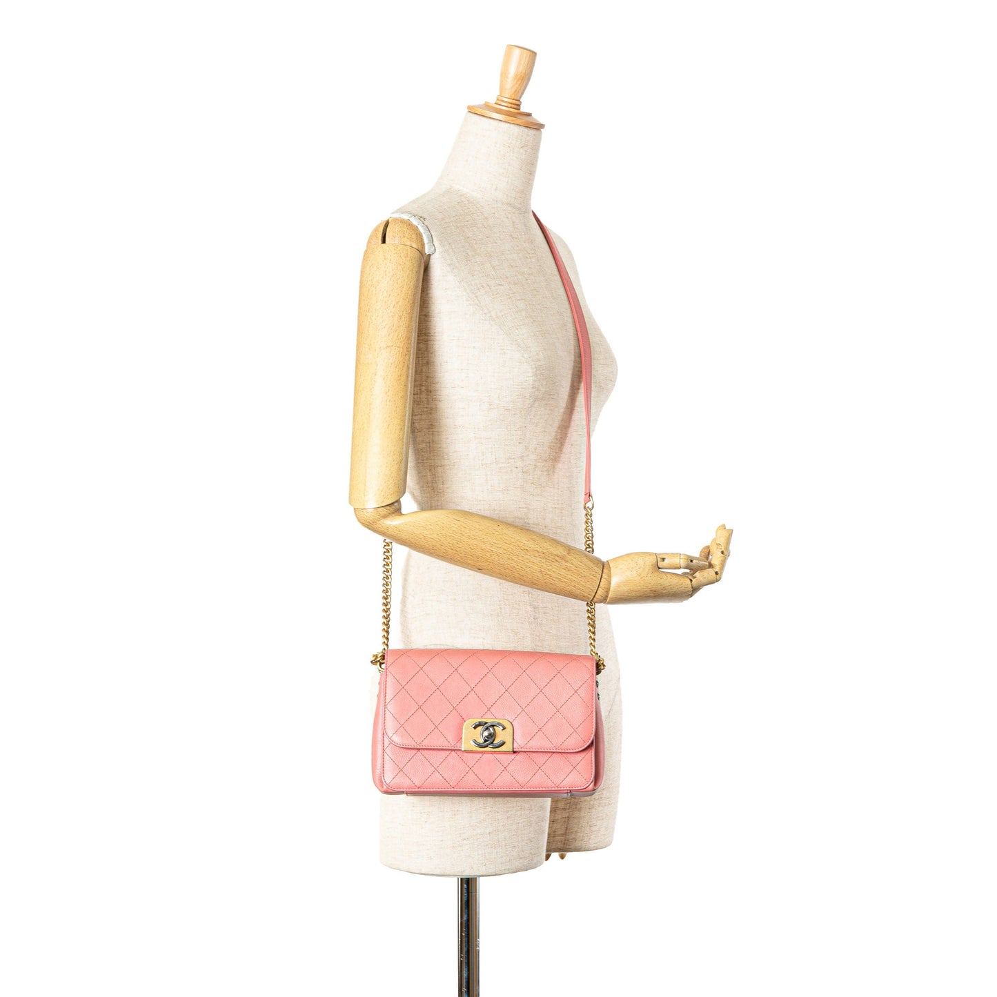 Chanel Quilted Calfskin Straight Lined Flap