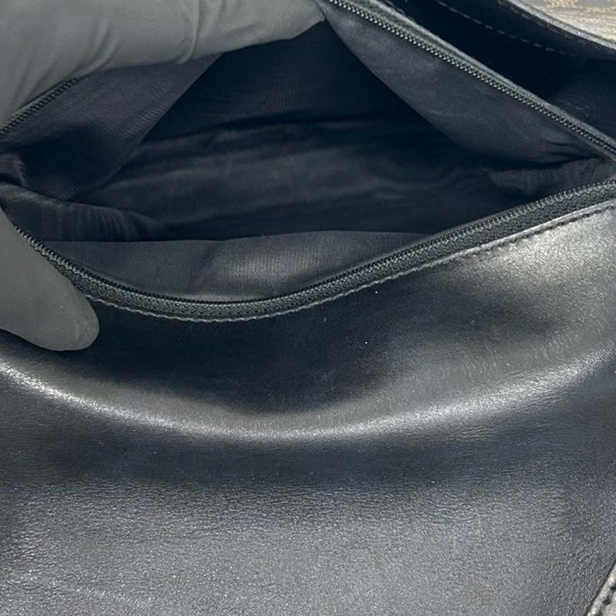 Celine Macadam Coated Canvas Shoulder Bag