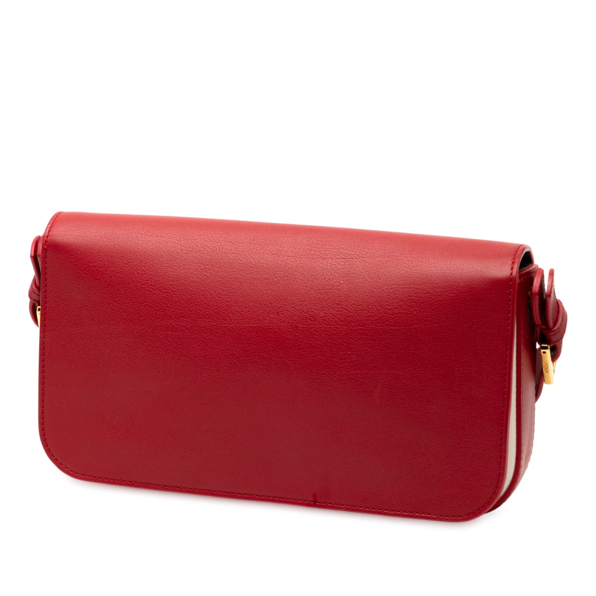 Fendi Leather 3Baguette Shoulder Bag