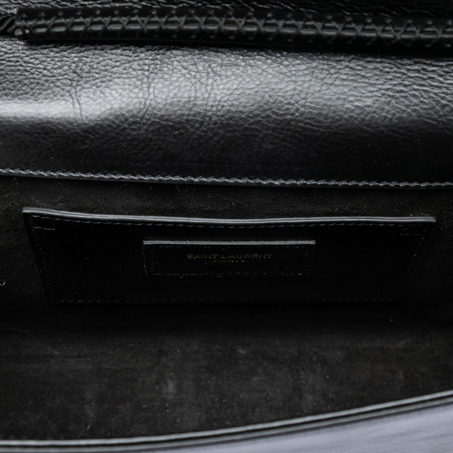 Saint Laurent Medium Suede Rope Stitch Kate Crossbody