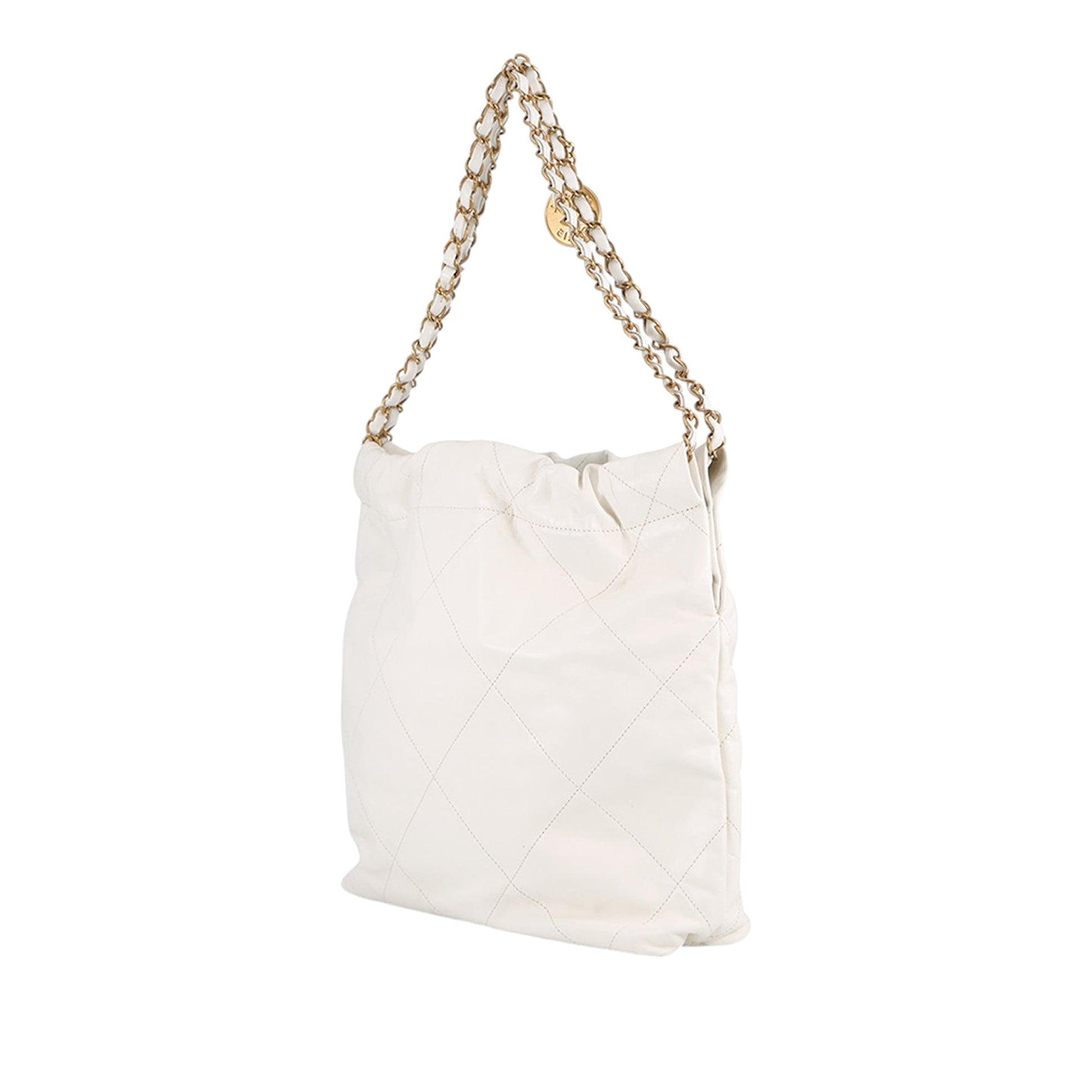 Chanel Small Shiny Calfskin 22 Hobo