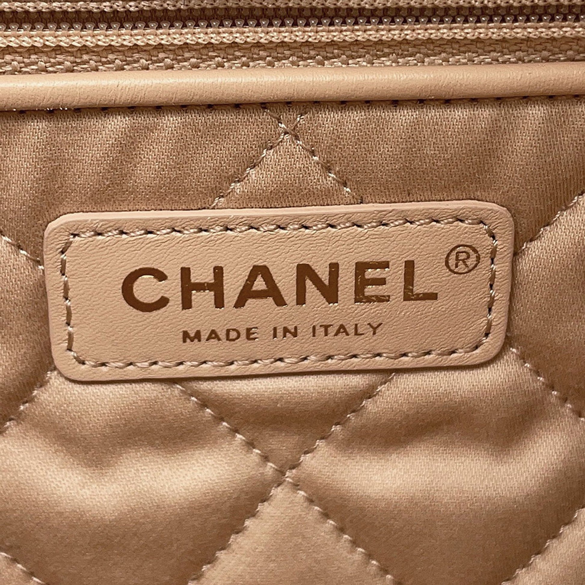 Chanel Small Shiny Calfskin 22 Hobo
