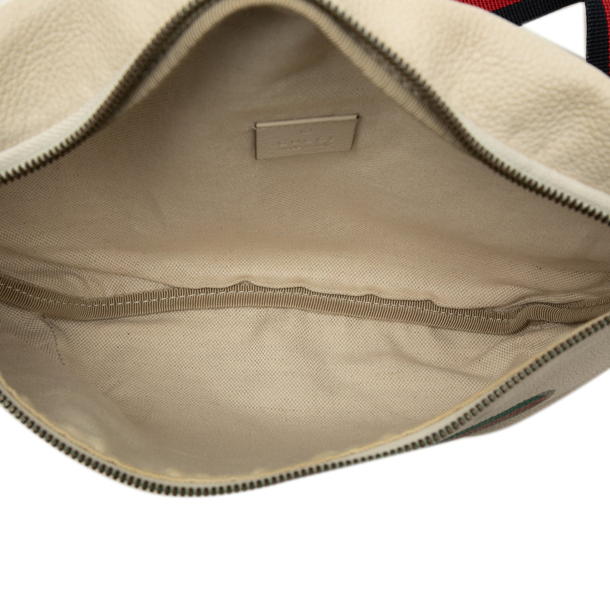 Gucci Grained Calfskin Logo Belt Bag