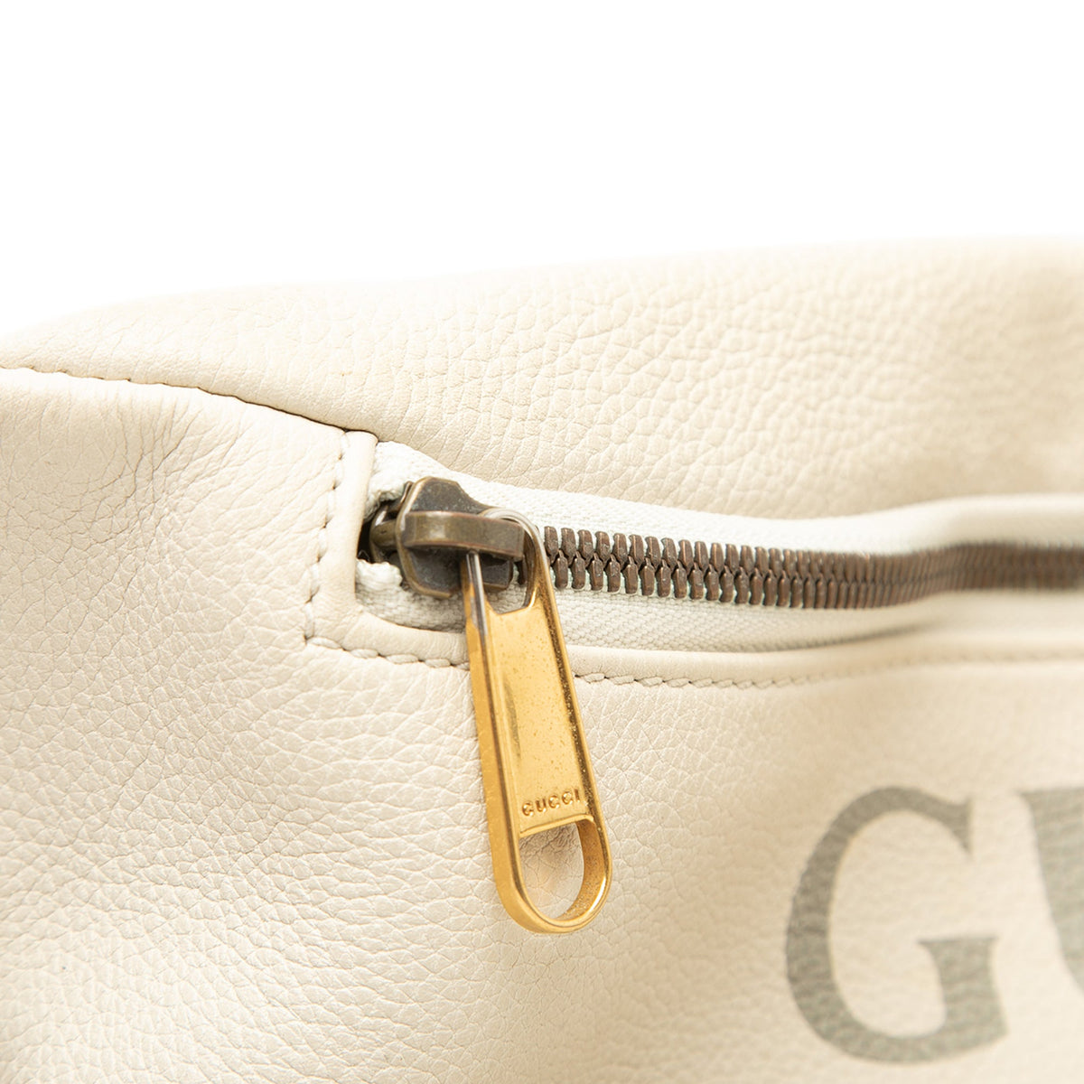 Gucci Grained Calfskin Logo Belt Bag