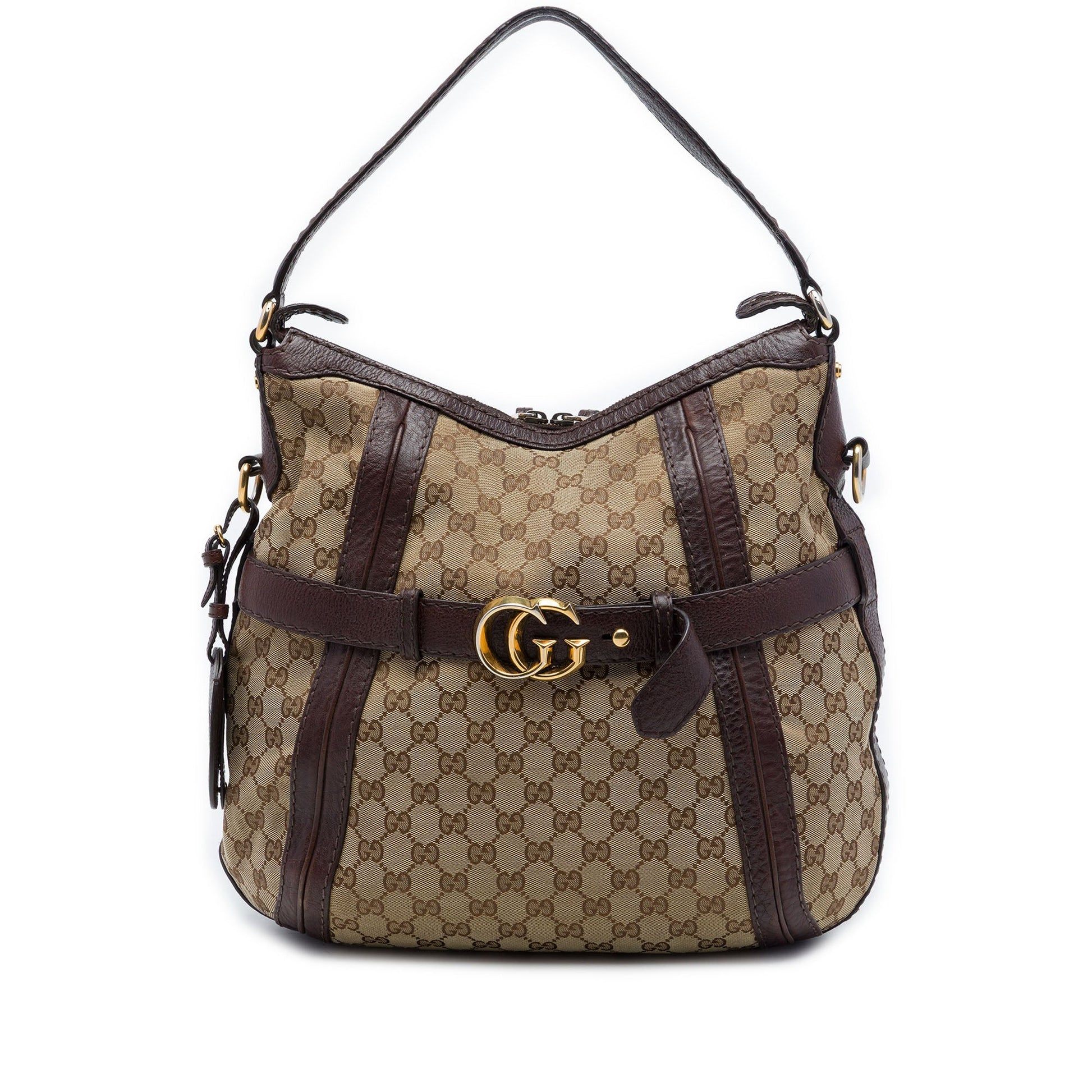 Gucci Medium GG Canvas Running Satchel
