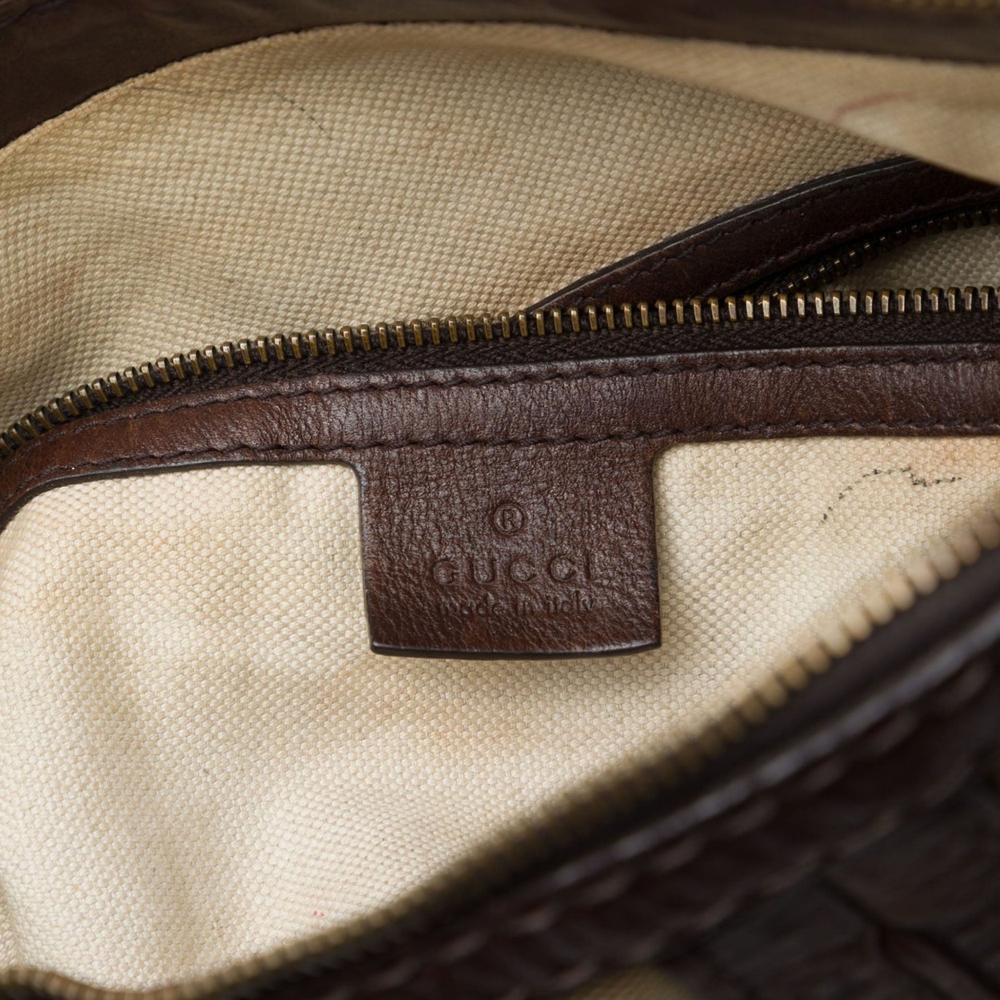 Gucci Medium GG Canvas Running Satchel