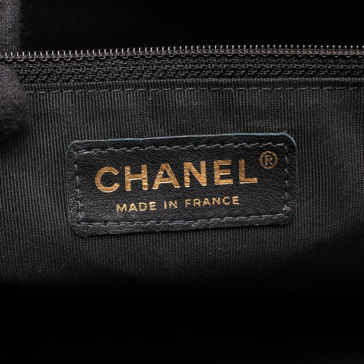 Chanel Large CC Quilted Caviar Bowler Bag — Black
