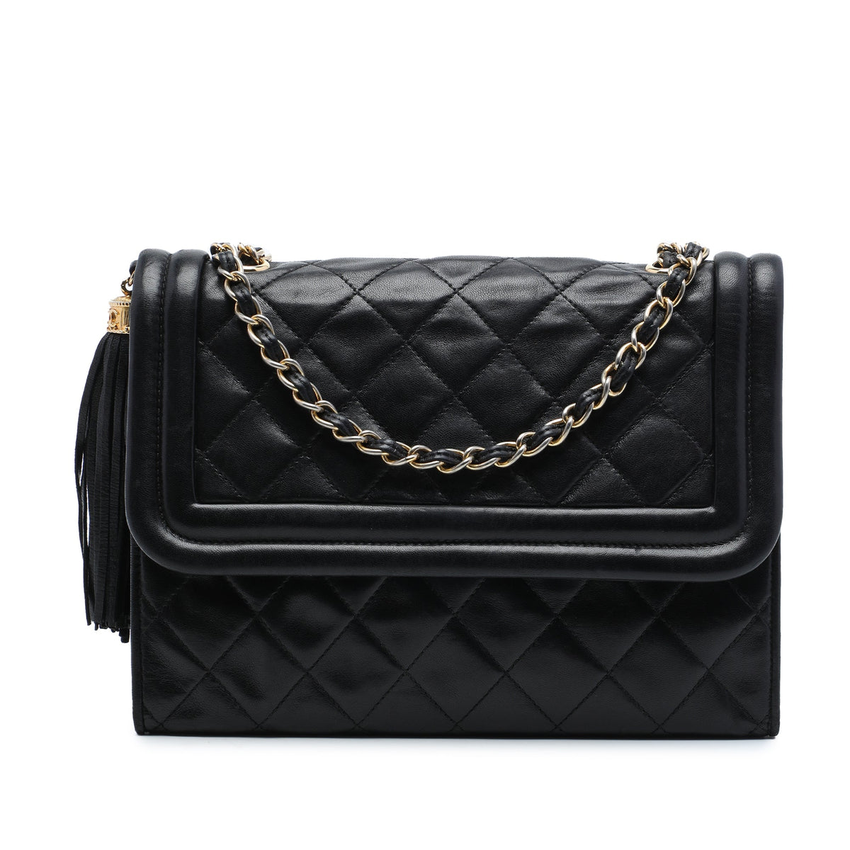 Chanel Quilted Lambskin Tassel Flap