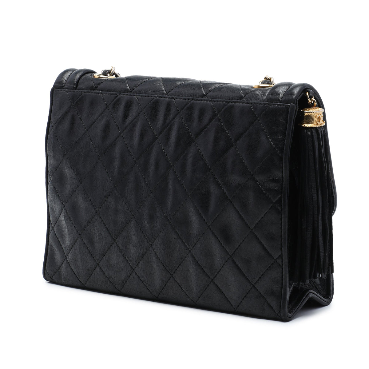 Chanel Quilted Lambskin Tassel Flap