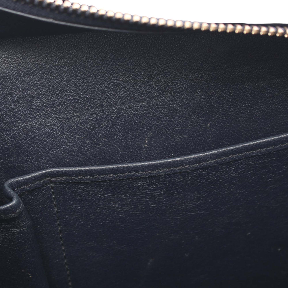 Celine Micro Tricolor Calfskin and Suede Luggage Tote — Yellow