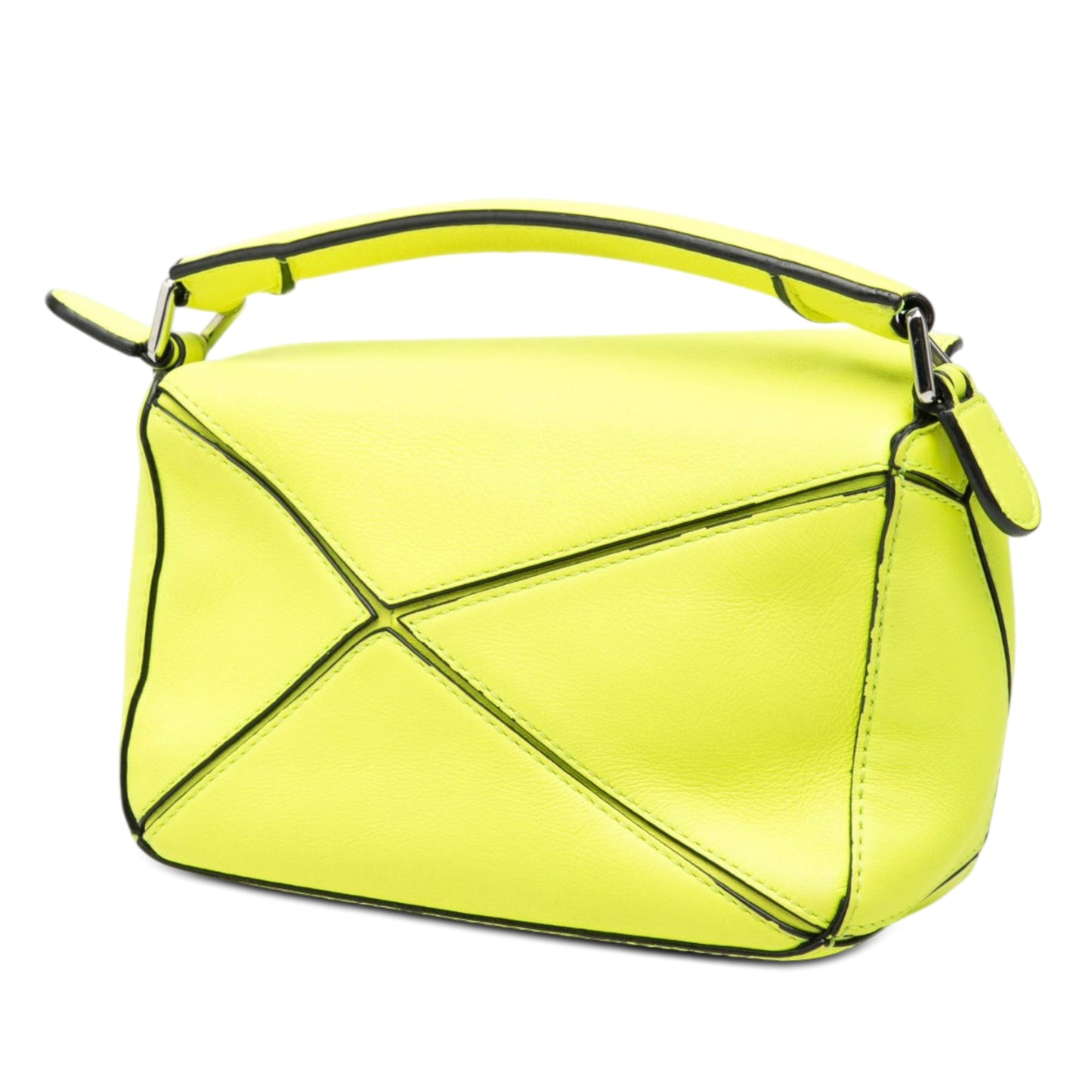 LOEWE Mini Calfskin Puzzle Satchel
