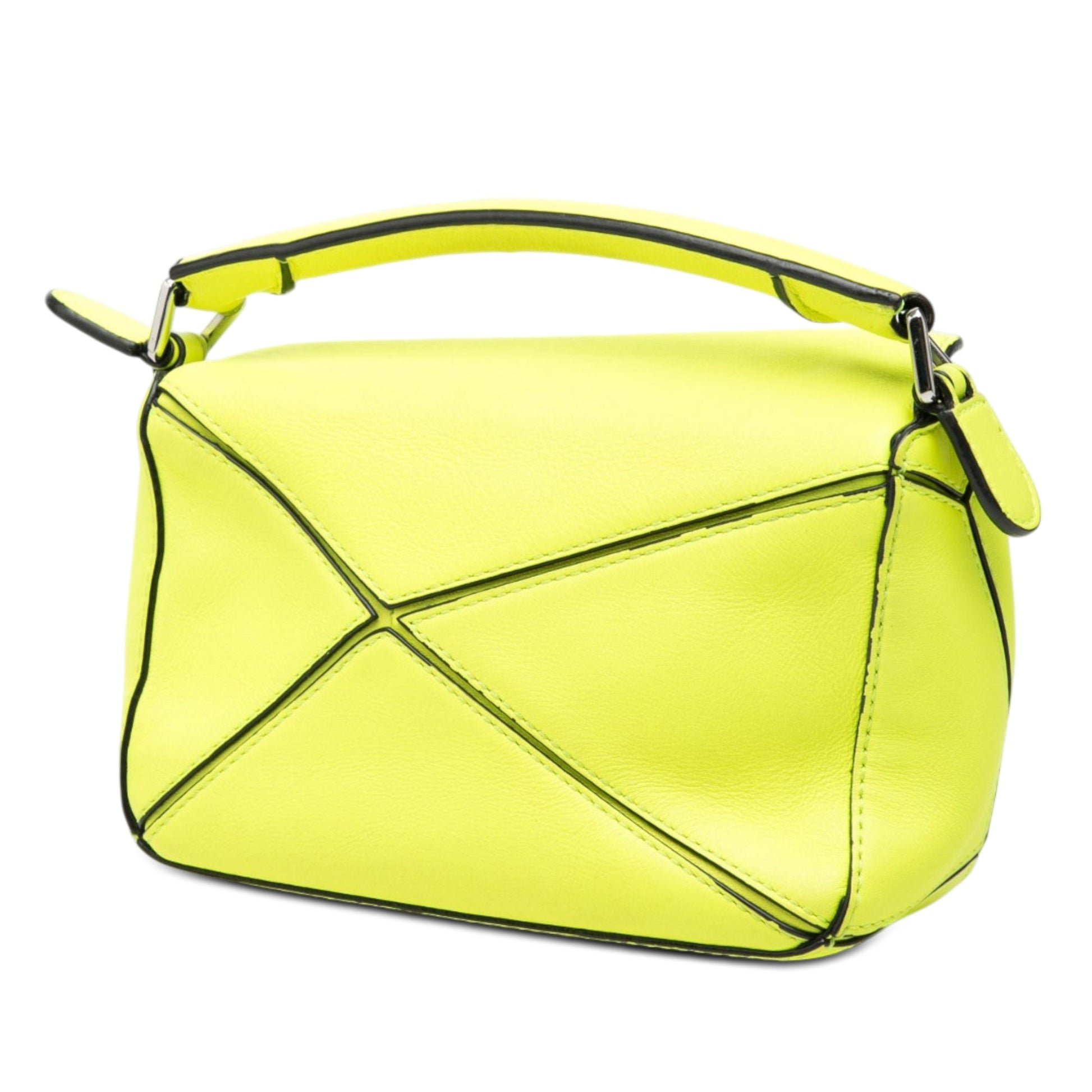 LOEWE Mini Calfskin Puzzle Satchel