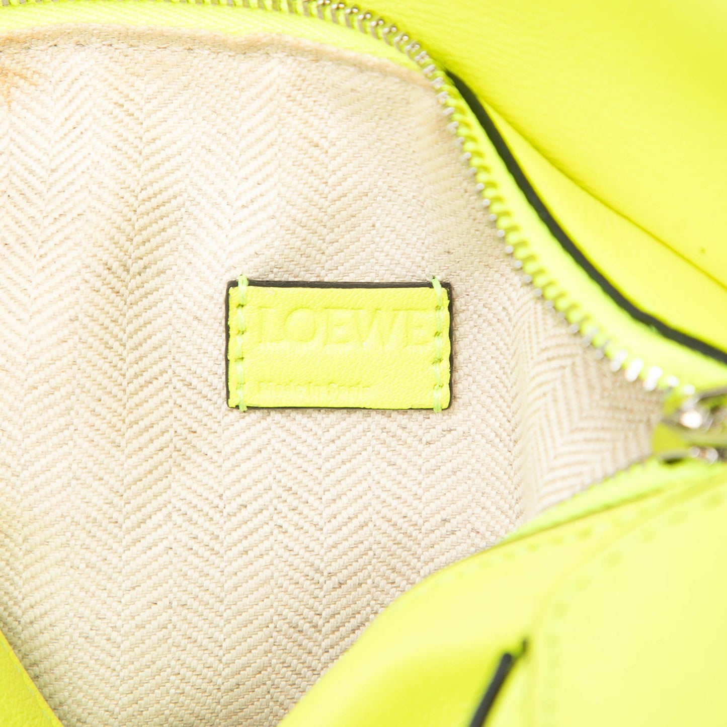 LOEWE Mini Calfskin Puzzle Satchel