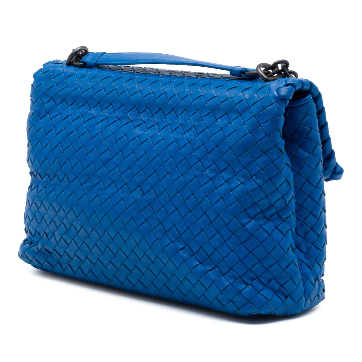 Bottega Veneta Medium Nappa Intrecciato Olimpia Shoulder Bag