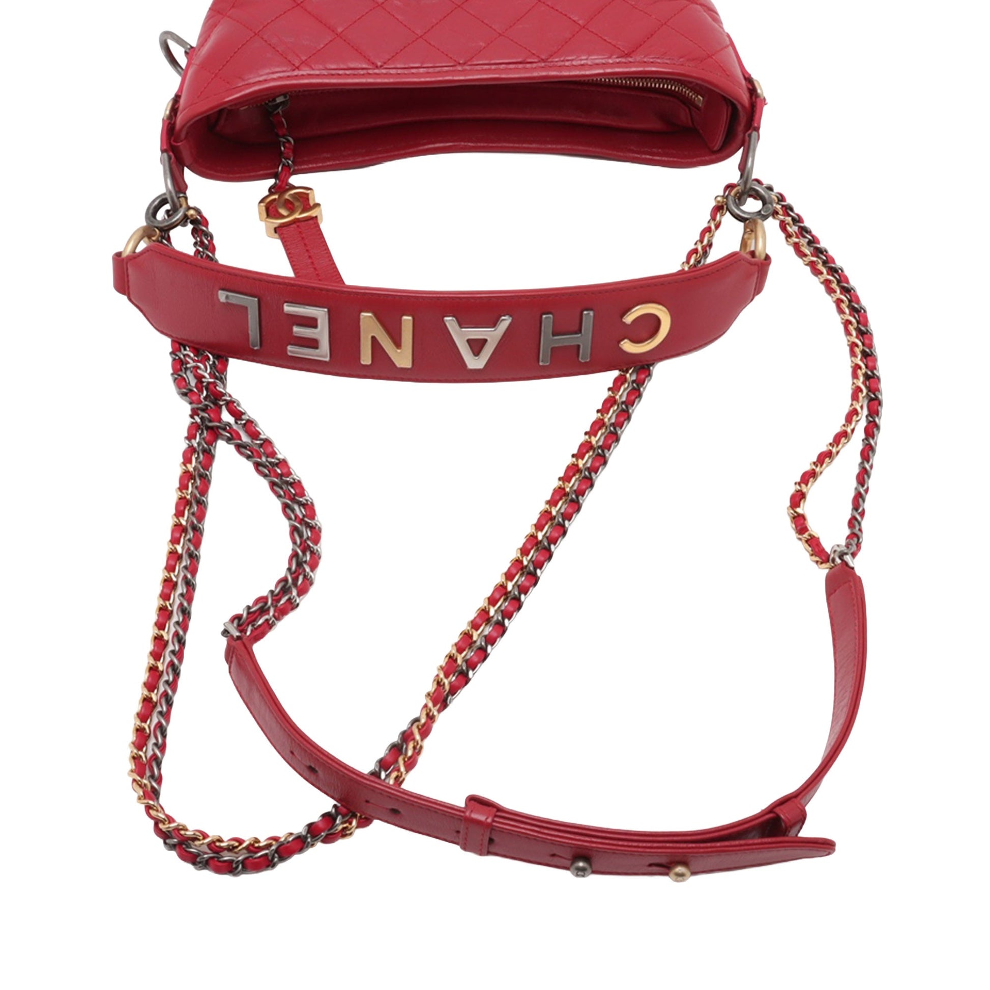 Chanel Medium Aged Calfskin Gabrielle Hobo