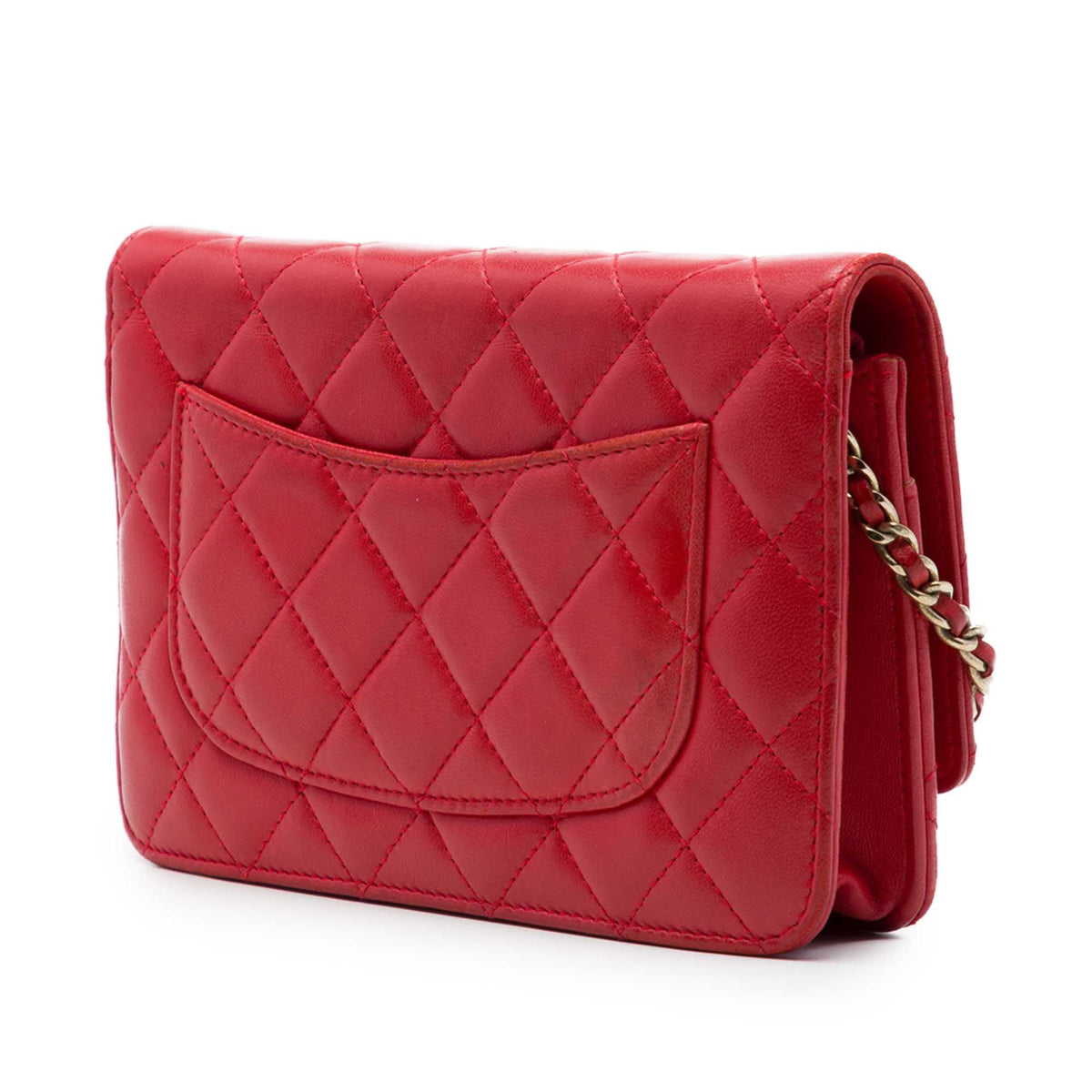Chanel CC Quilted Lambskin Wallet on Chain