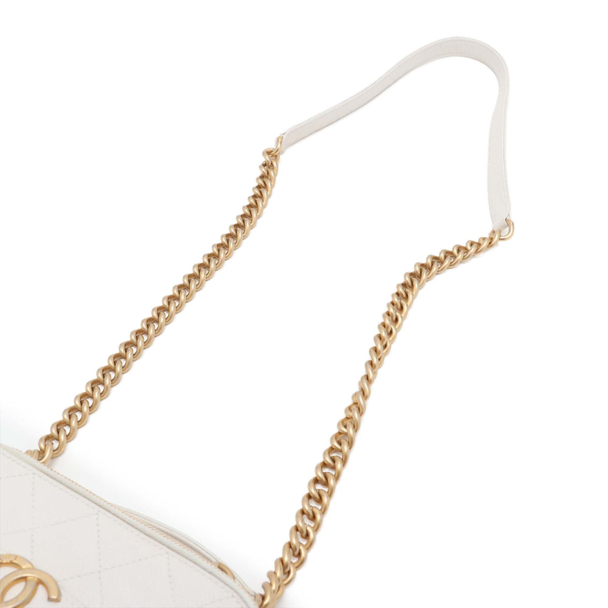 Chanel CC Caviar Top Handle Vanity Case