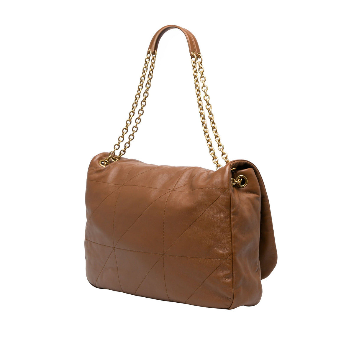 Saint Laurent Large Quilted Lambskin Jamie 4.3 Shoulder Bag — Brown