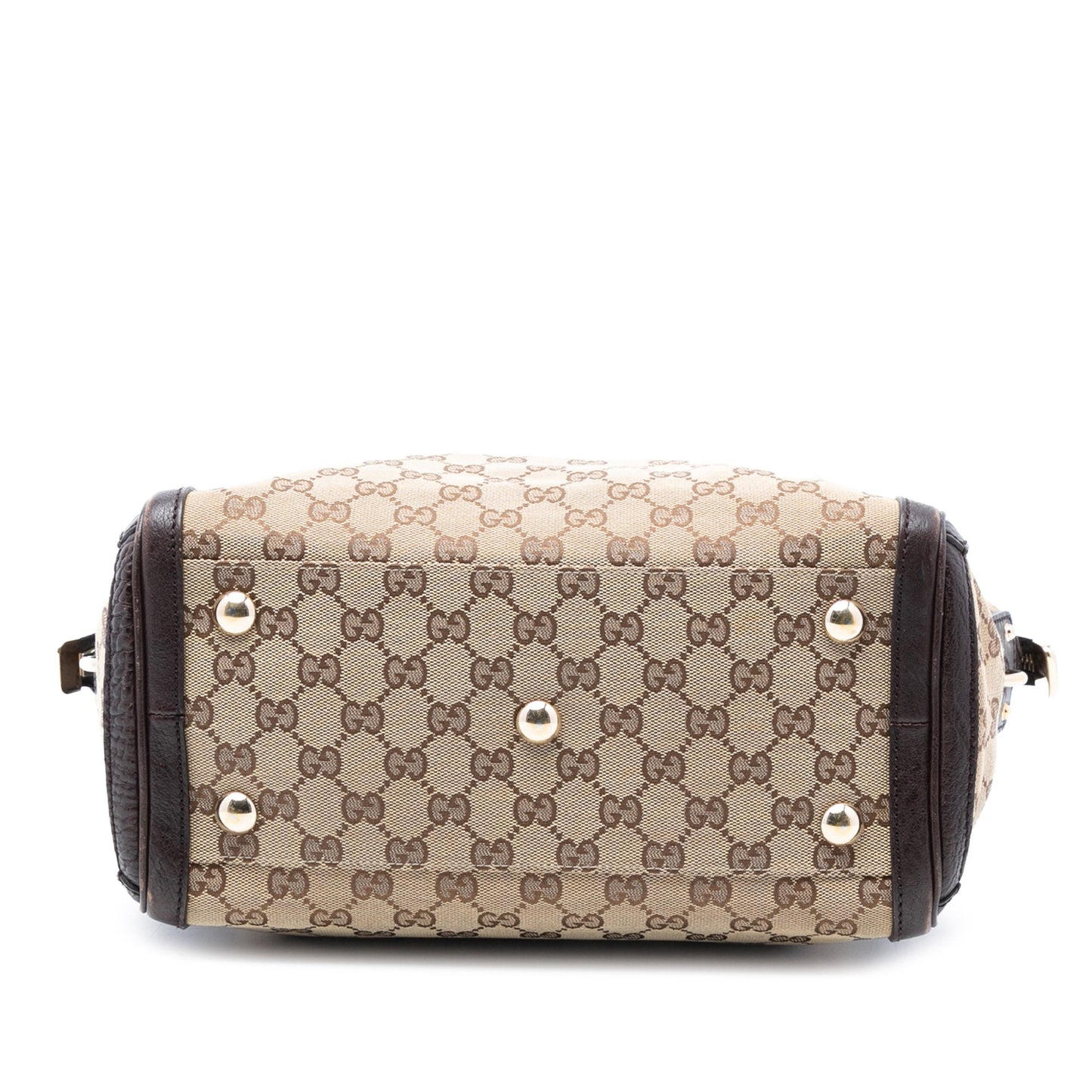 Gucci Medium GG Canvas Charm Satchel